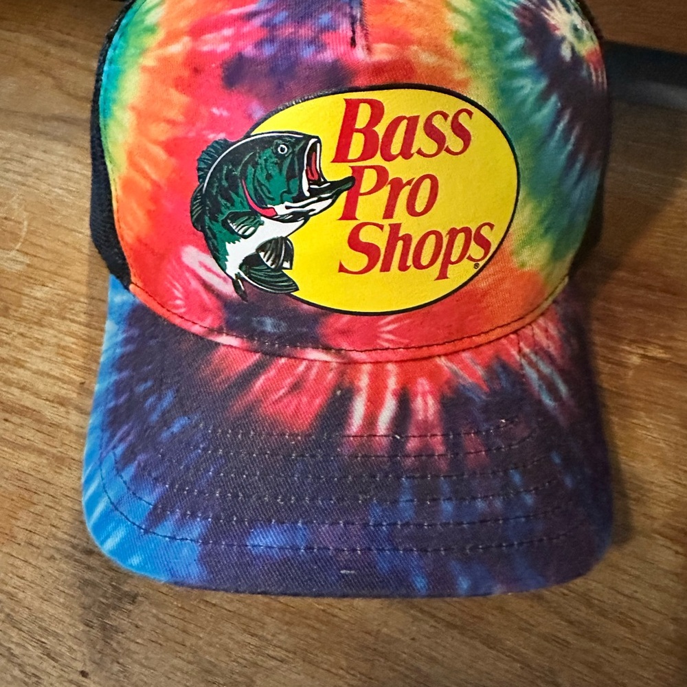 Bass Pro Shops Multicolor Tie-Dye Trucker Cap